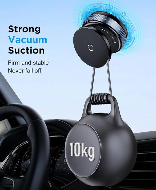 360° vacuum magnetic phone holder