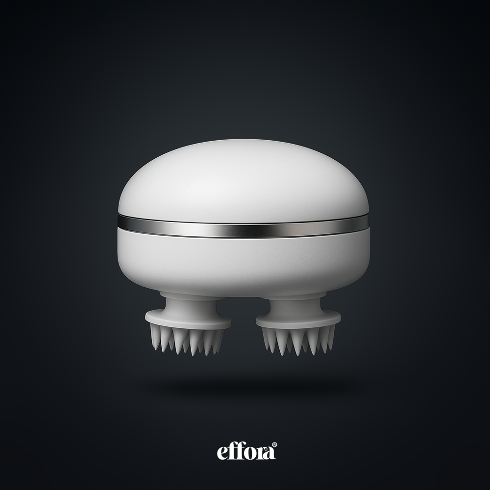 Hair Density and Growth-Stimulating Red Light Therapy Scalp Massager | 6 Months Warranty