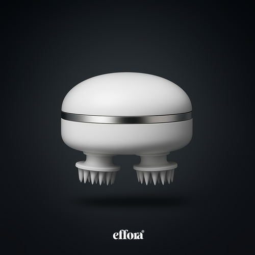 Hair Density and Growth-Stimulating Red Light Therapy Scalp Massager | 6 Months Warranty