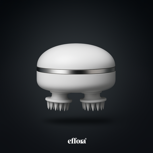 Hair Density and Growth-Stimulating Red Light Therapy Scalp Massager | 6 Months Warranty