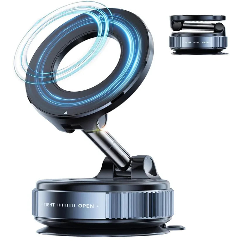 360° vacuum magnetic phone holder