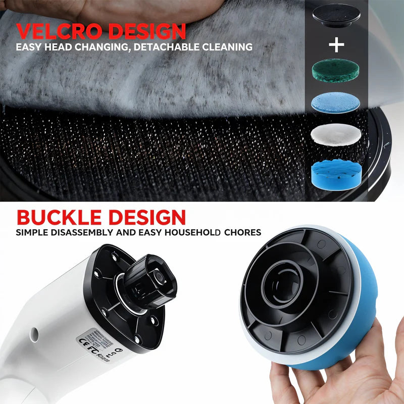 9 IN 1 CORDLESS ELECTRIC SPIN SCRUBBER