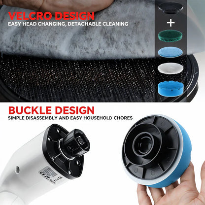 9 IN 1 CORDLESS ELECTRIC SPIN SCRUBBER