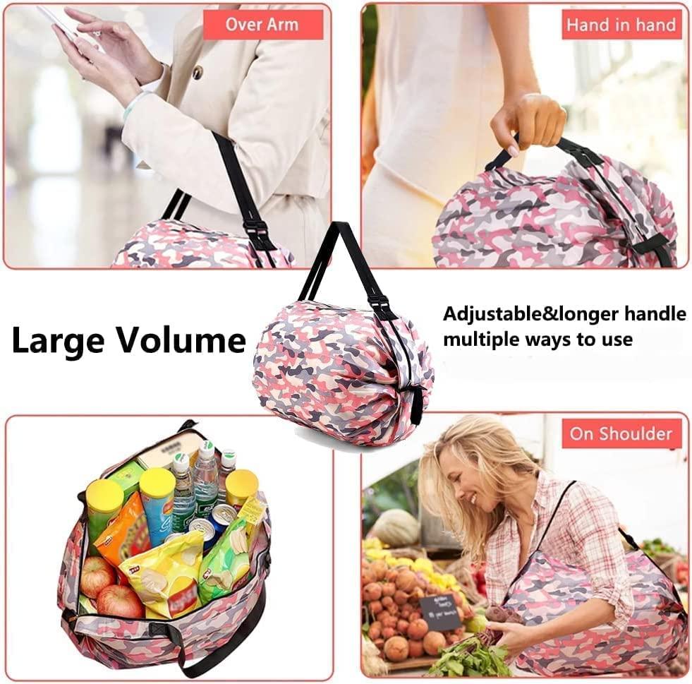 Foldable Waterproof Shopping Handbag – BUY 1, GET 1 FREE!