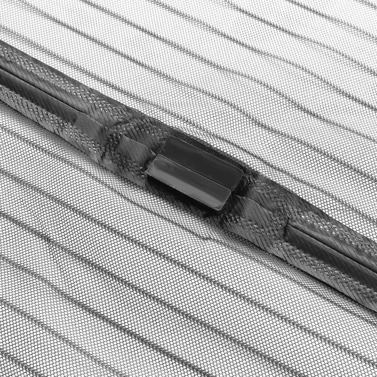 Polyester Magnetic Mosquito Net for Door – Black