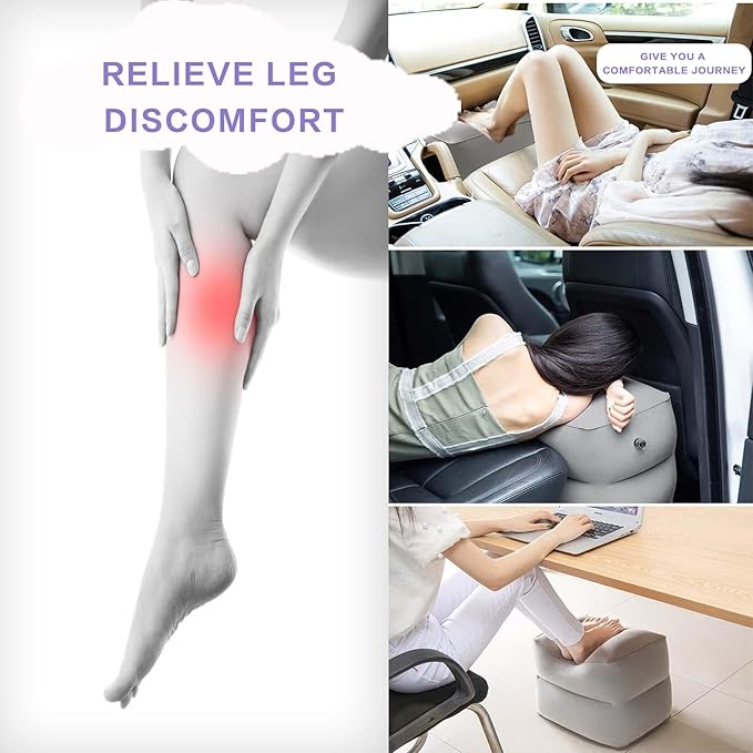 Inflatable Foot Rest Pillow