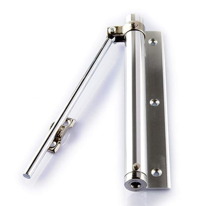 Automatic Self-Closing Stopper for Hinged Doors
