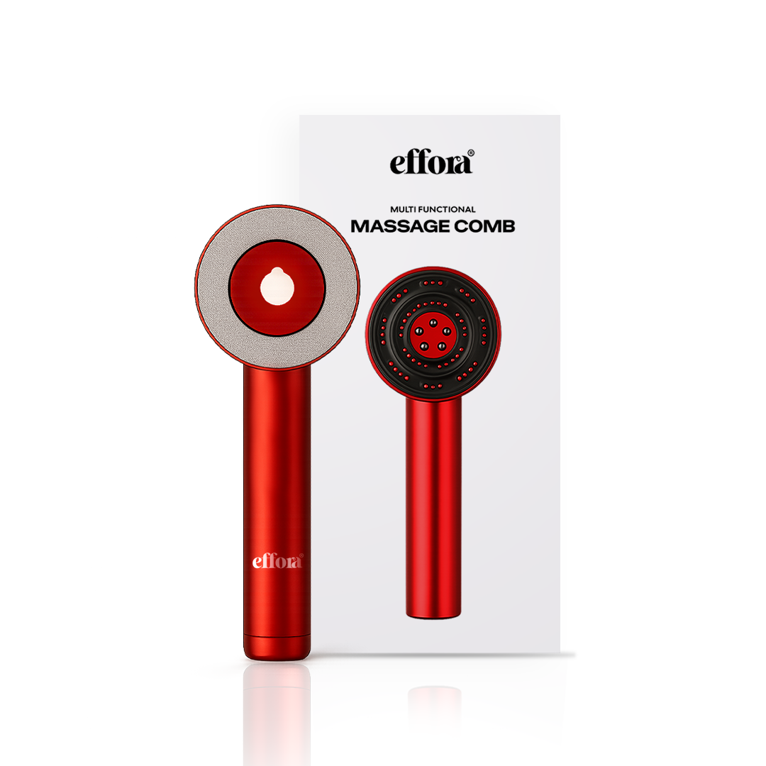 Effora's 3-1 Red Light Therapy Scalp Massager | 6 Months Warranty