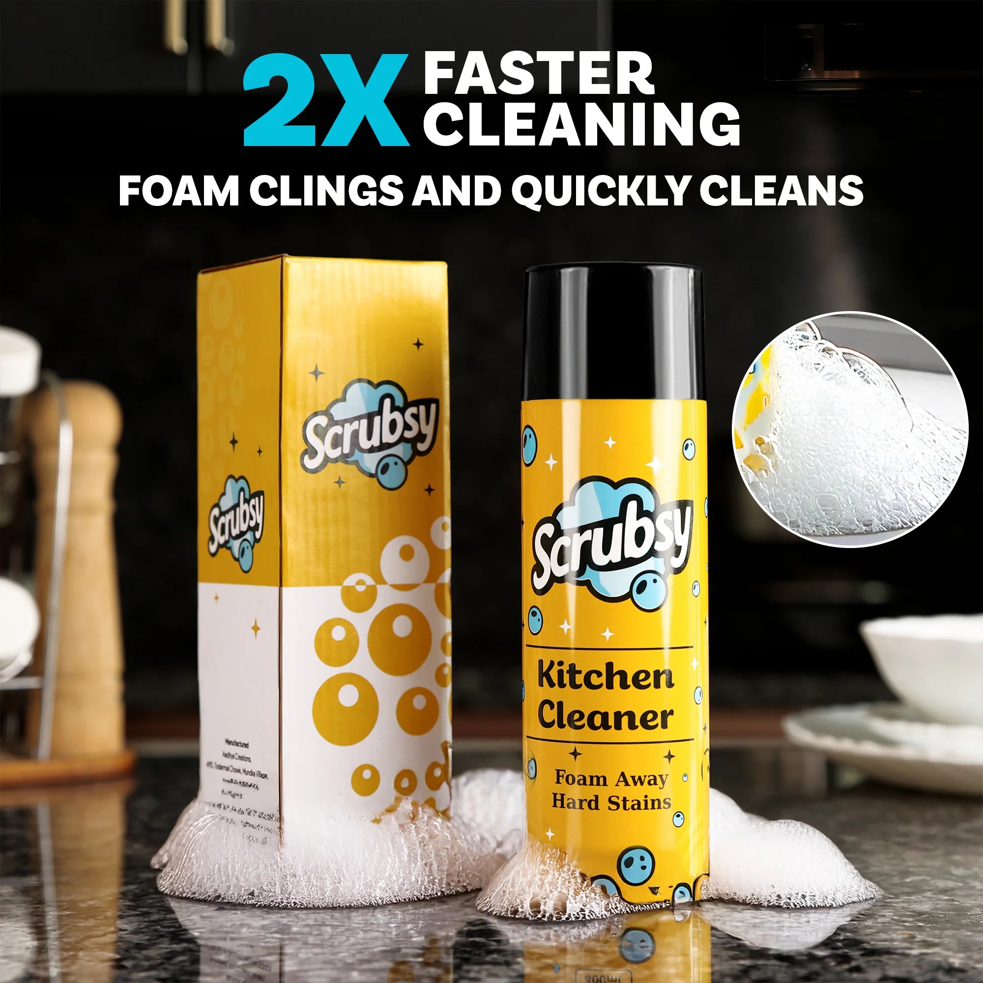 Scrubsy All-in-1 Kitchen Cleaner & Disinfectant (Buy 1 Get 1 Free)